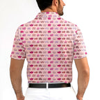 My Eyes Are Up Here But My Bust Look Great Don't They-Polo Shirt For Men-Gerbera Prints