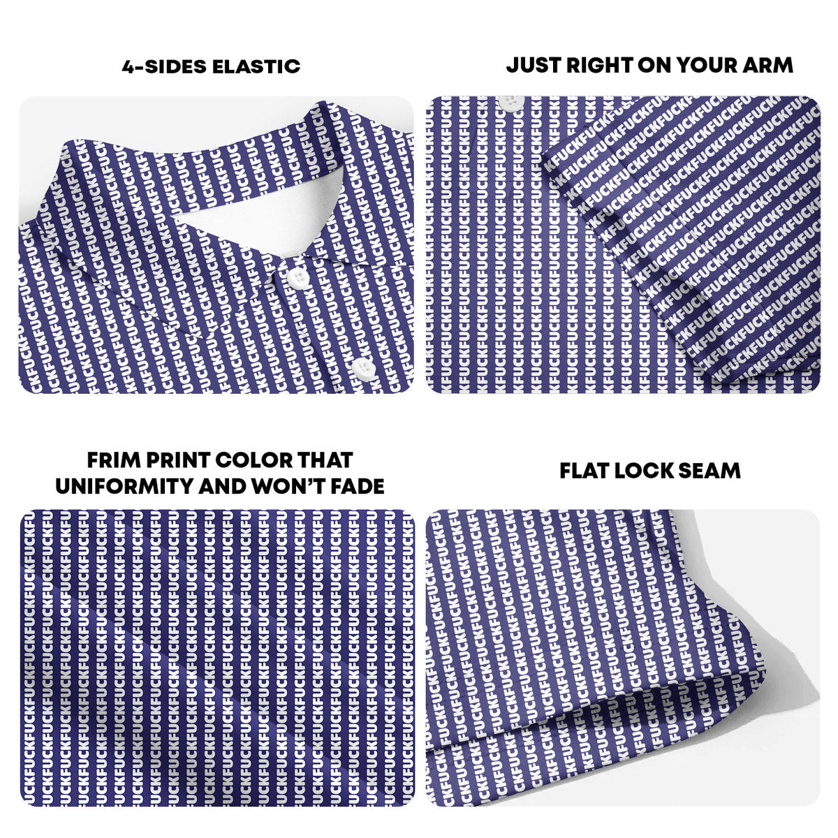 No F*cks Given Striped