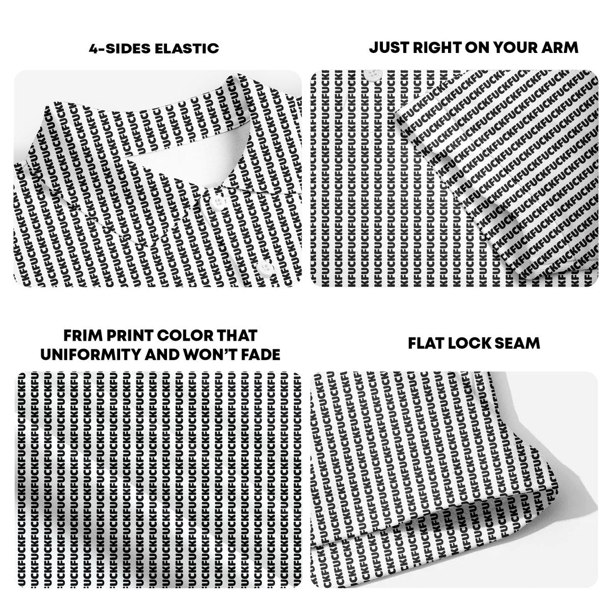 No F*cks Given Striped