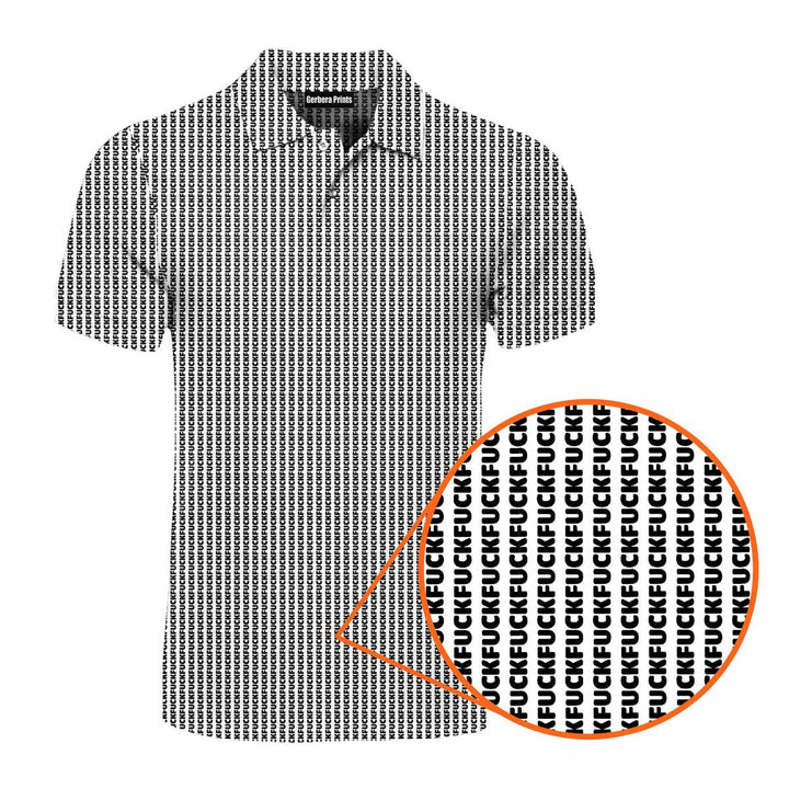 No F*cks Given Striped - Funny Golf Polo
