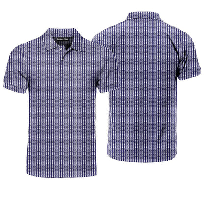 No F*cks Given Striped - Funny Golf Polo Shirt