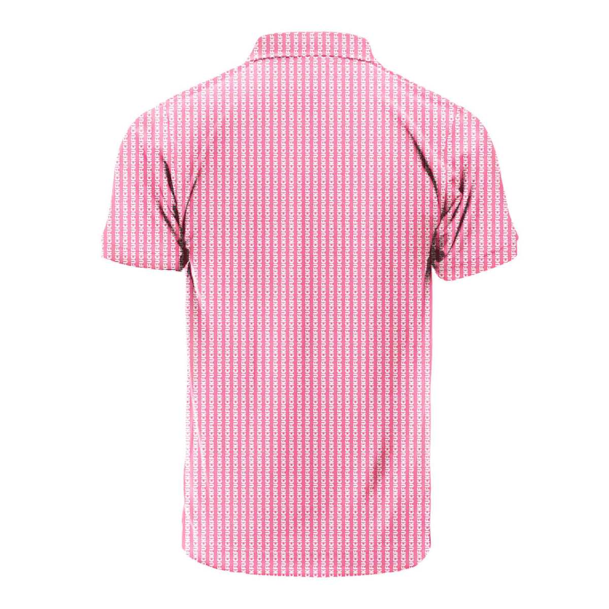 No F*cks Given Striped - Funny Golf Polo