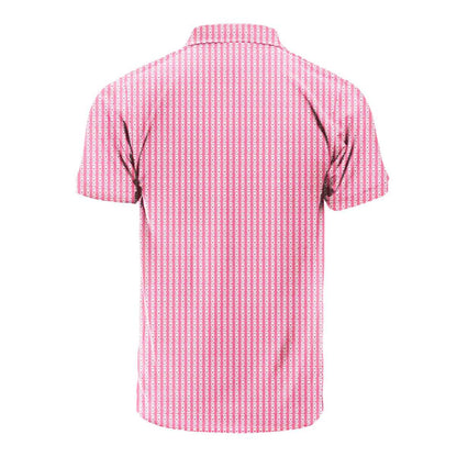 No F*cks Given Striped - Funny Golf Polo