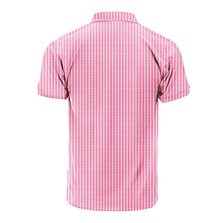 No F*cks Given Striped - Funny Golf Polo