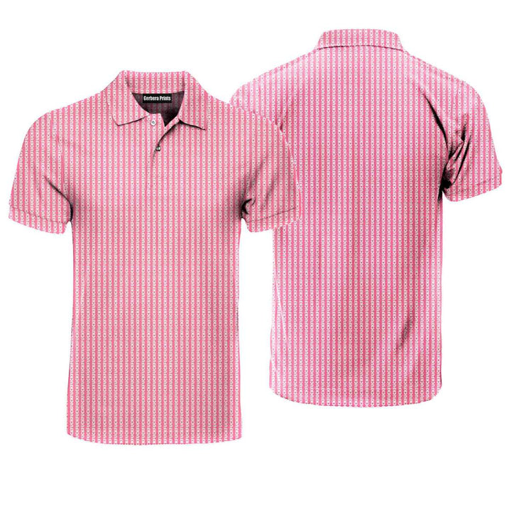 No F*cks Given Striped - Funny Golf Polo