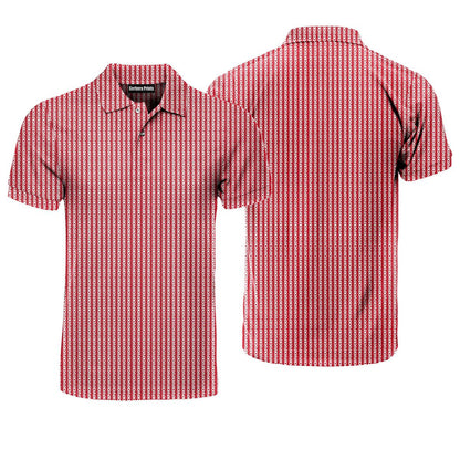 No F*cks Given Striped - Funny Golf Polo Shirt