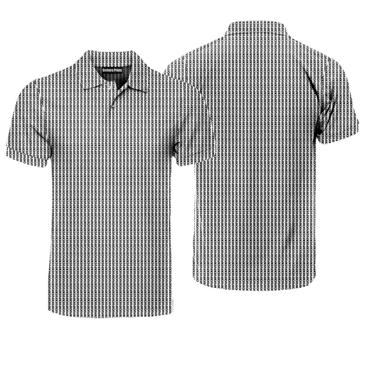 No F*cks Given Striped - Funny Golf Polo