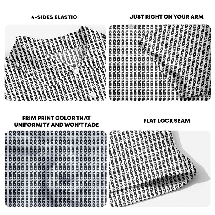 No F*cks Given Striped - Funny Golf Polo