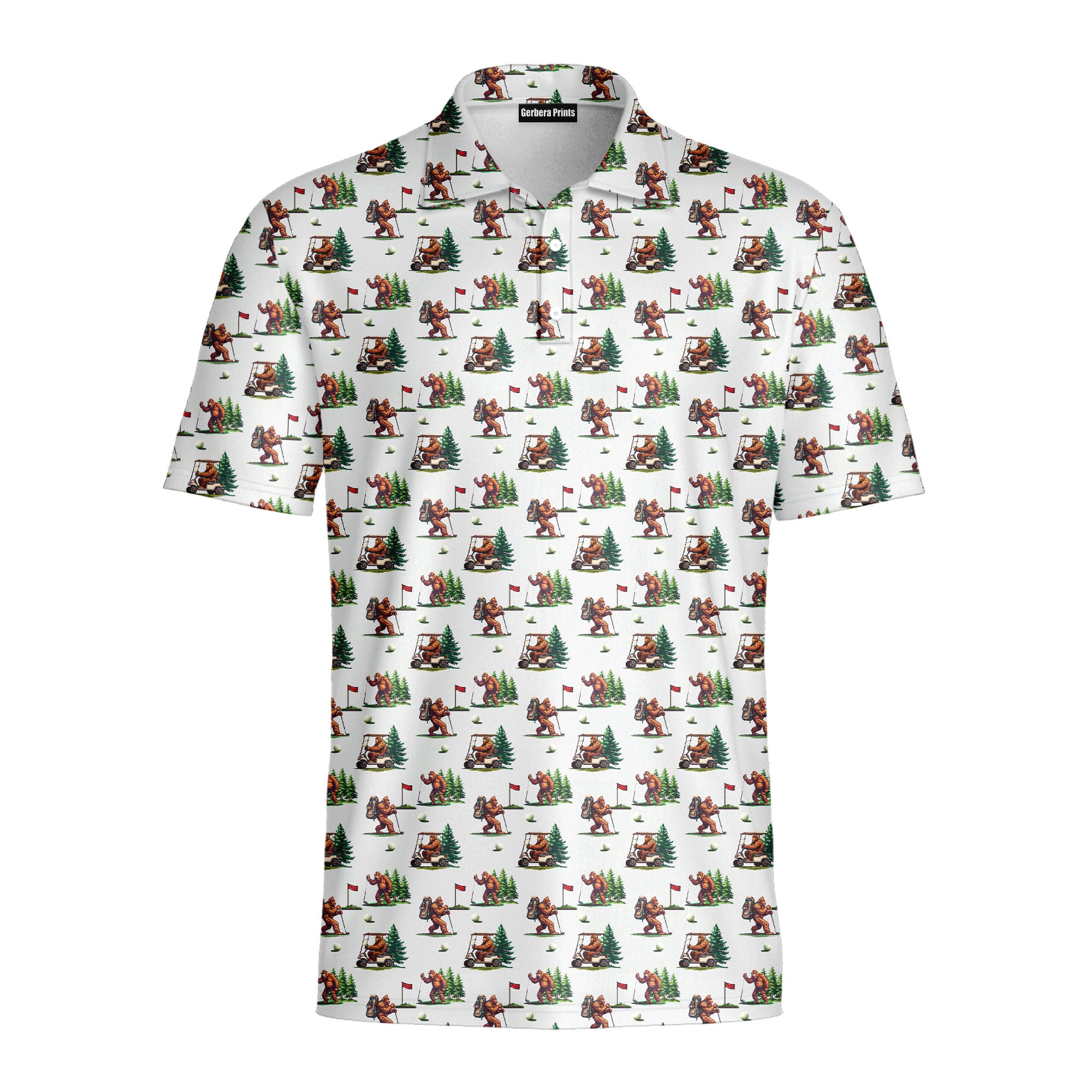 Bigfoot Golf Polo Shirt - Golf Polo Shirt