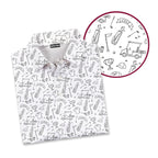 Doodle Golf - Golf Polo Shirt-Polo Shirt For Men-Gerbera Prints