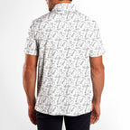 Doodle Golf - Golf Polo Shirt-Polo Shirt For Men-Gerbera Prints