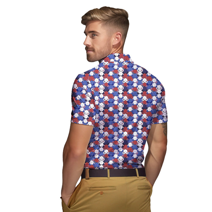 Funny American - Funny Golf Polo