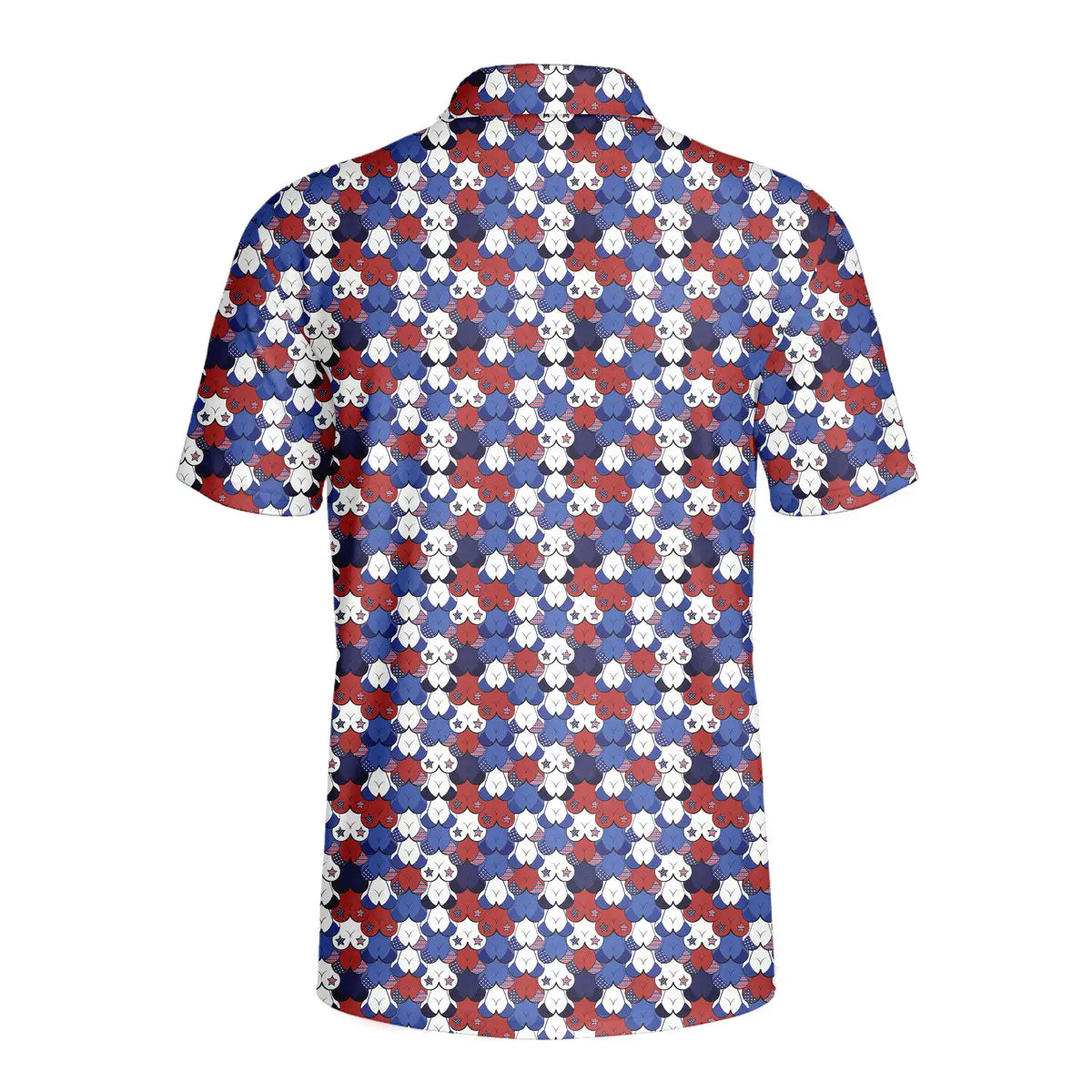 My Eyes Are Up Here Funny American - Funny Golf Polo Shirt Premium 