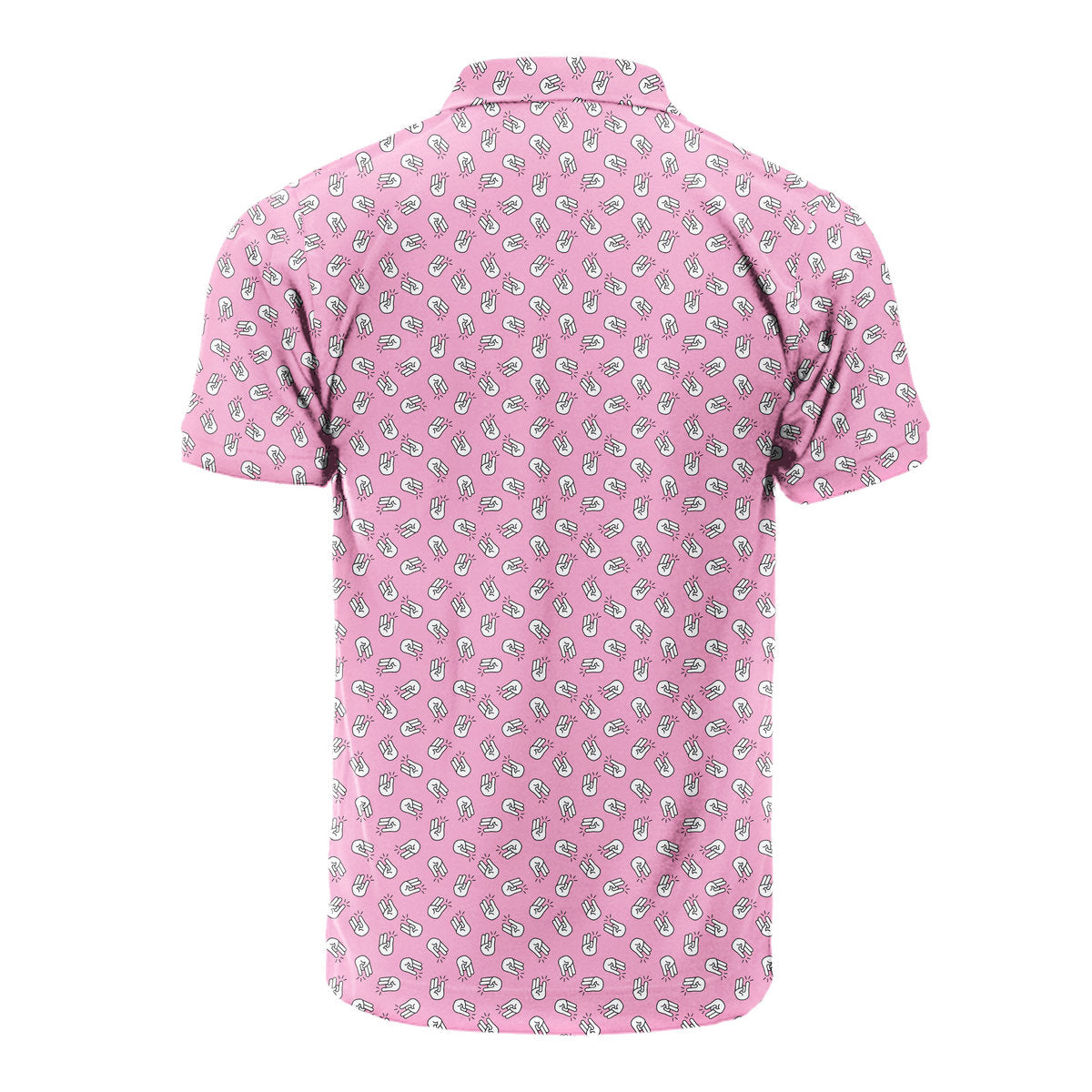 The Shocker Pink - Funny Golf Polo Shirt-Polo Shirt For Men-Gerbera Prints