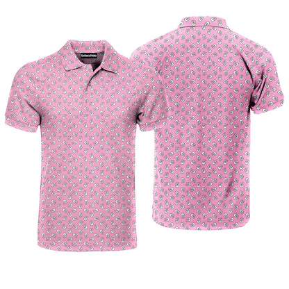 The Shocker Pink - Funny Golf Polo