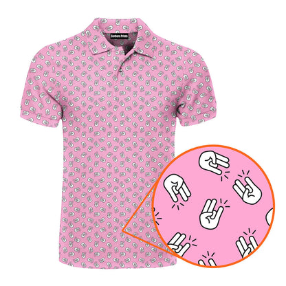 The Shocker Pink - Funny Golf Polo Shirt