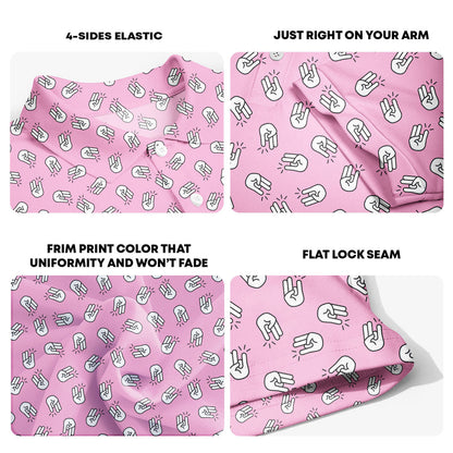 The Shocker Pink - Funny Golf Polo