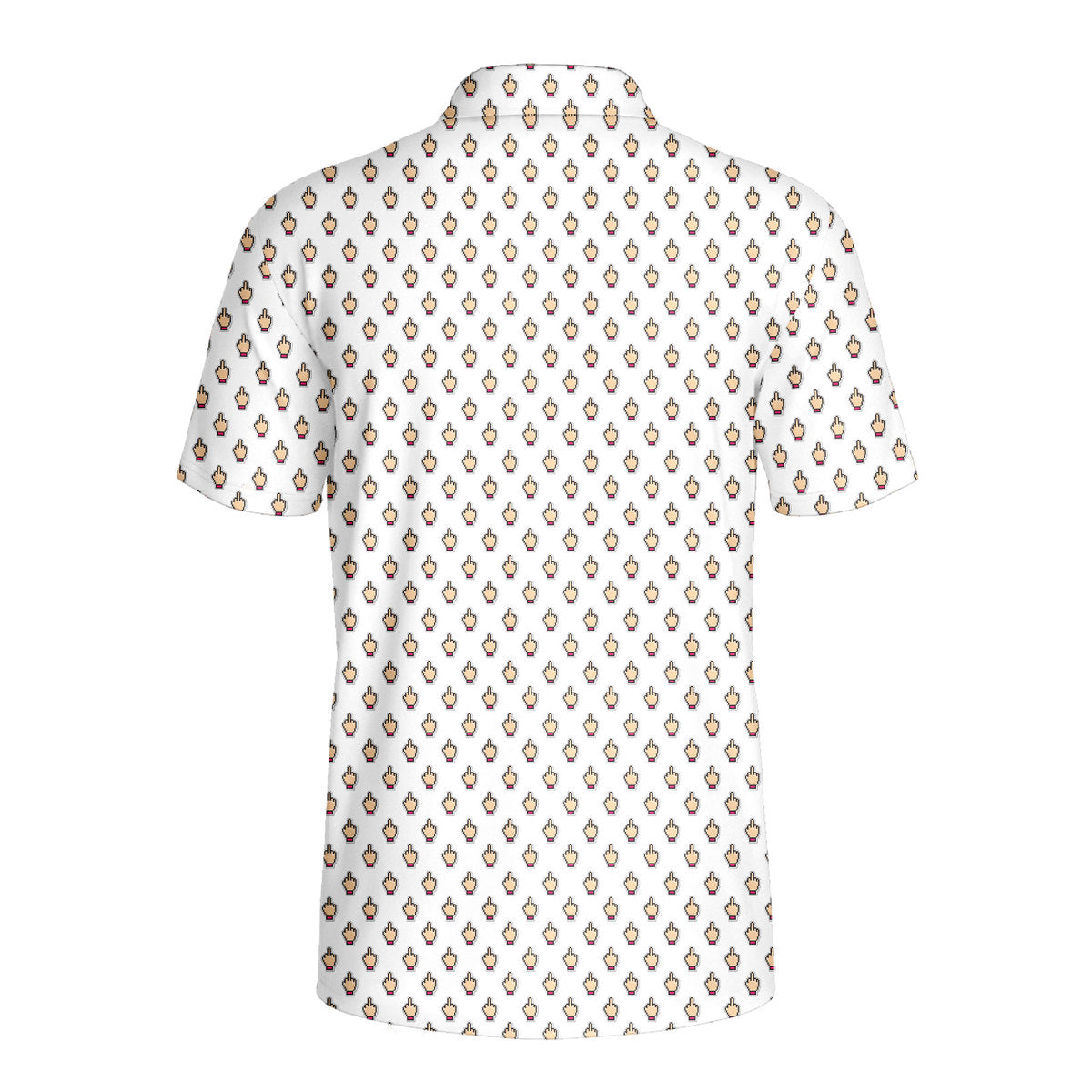 Friendly Hello-Polo Shirt For Men-Gerbera Prints