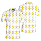 Chick Magnet-Polo Shirt For Men-Gerbera Prints