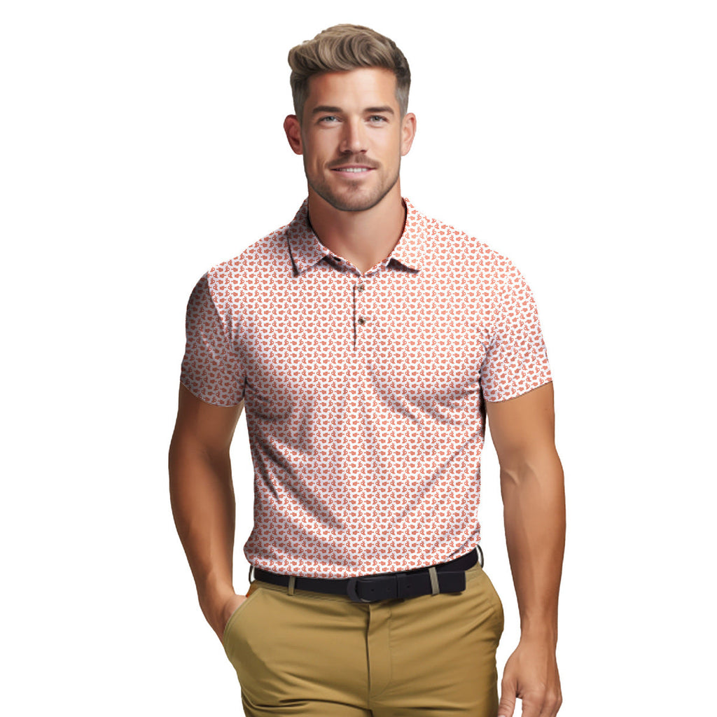 Hole In 1 - Funny Golf Polo Shirt-Polo Shirt For Men-Gerbera Prints