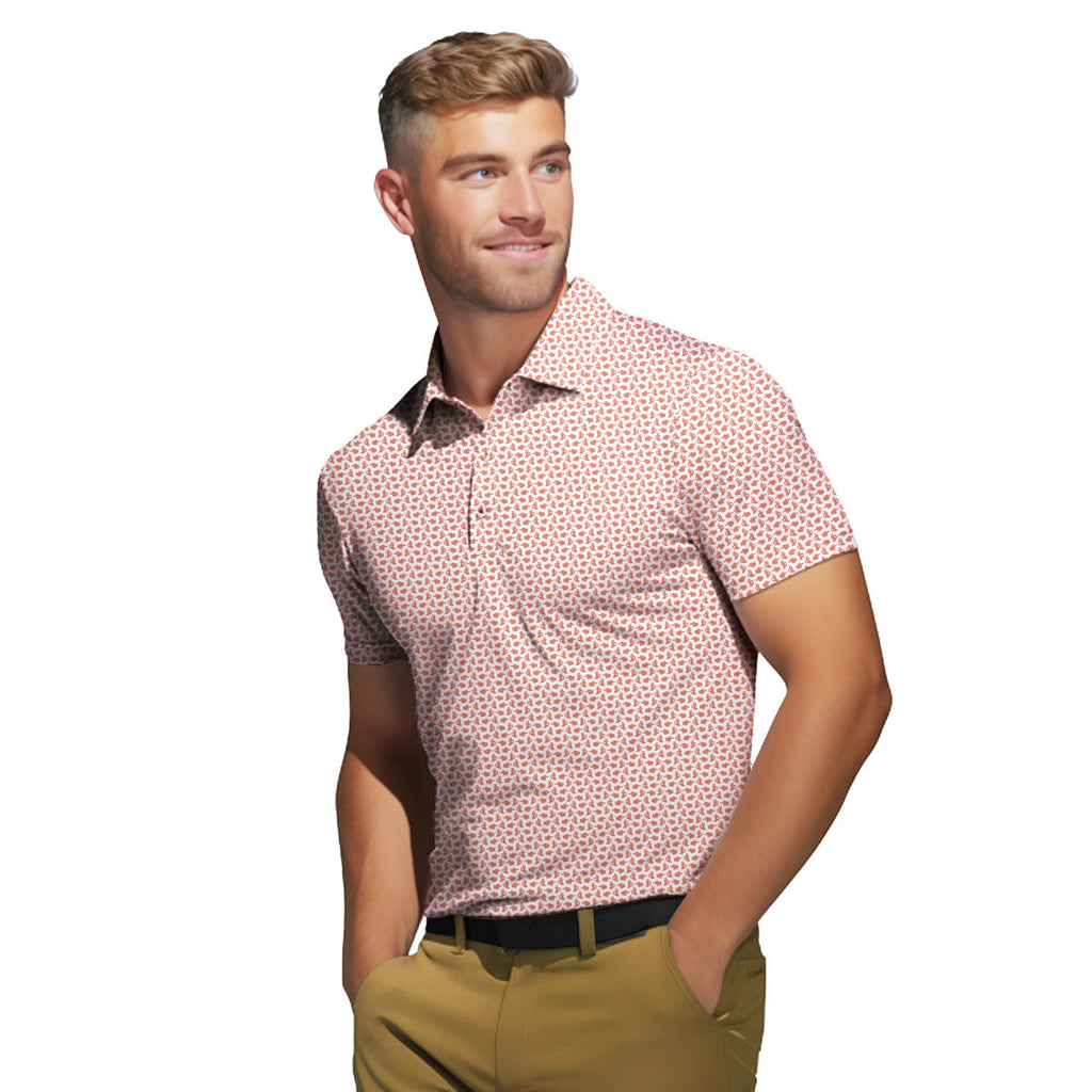 Hole In 1 - Funny Golf Polo Shirt-Polo Shirt For Men-Gerbera Prints