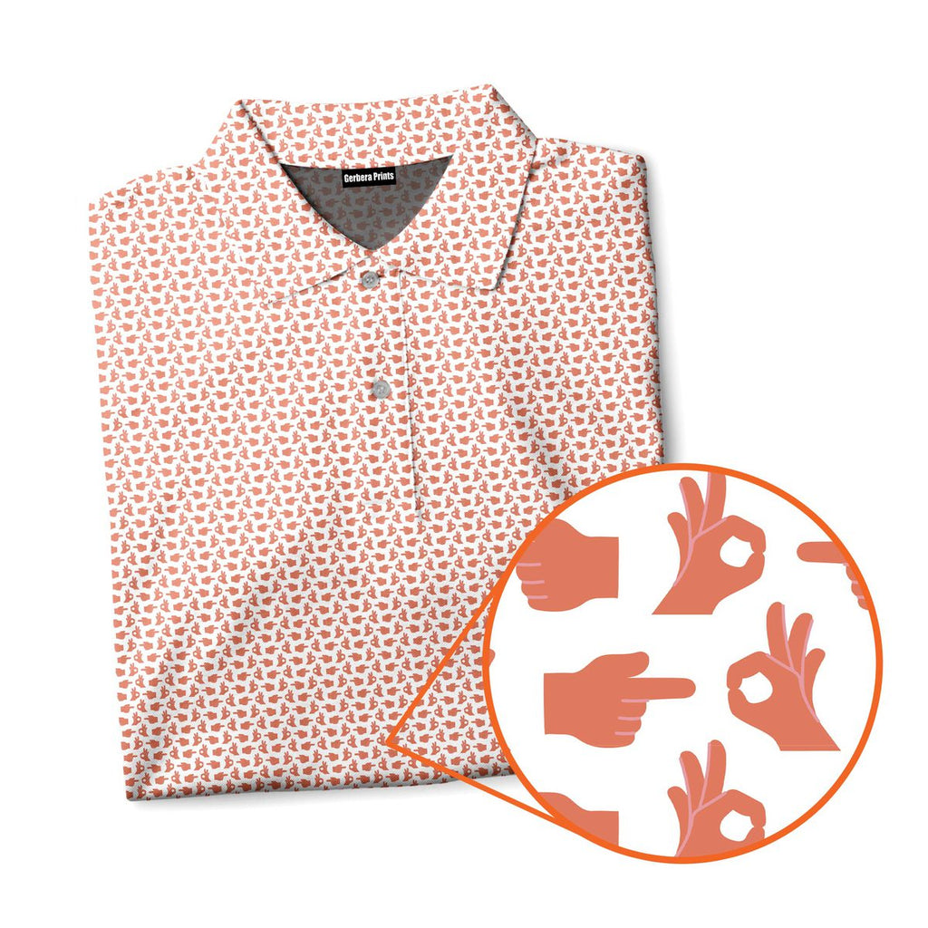 Hole In 1 - Funny Golf Polo Shirt-Polo Shirt For Men-Gerbera Prints