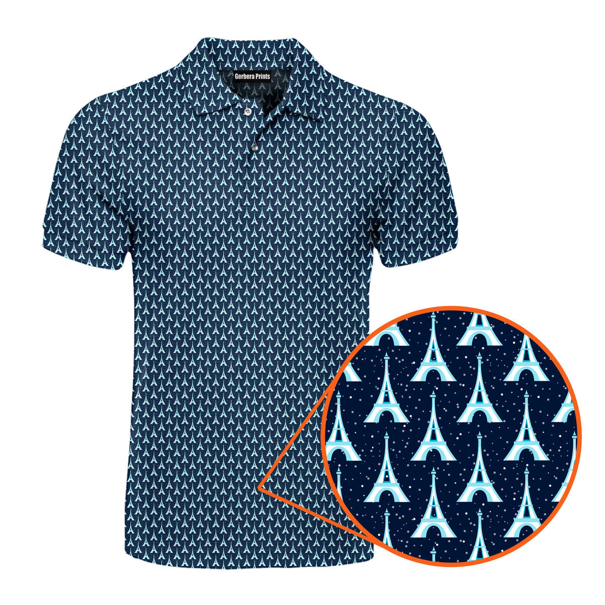 The City Of Lights - Golf Polo Shirt