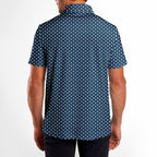 The City Of Lights - Golf Polo Shirt-Polo Shirt For Men-Gerbera Prints