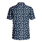 White Feather - Golf Polo Shirt-Polo Shirt For Men-Gerbera Prints