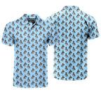 Funny Pigeon - Funny Golf Polo Shirt-Polo Shirt For Men-Gerbera Prints