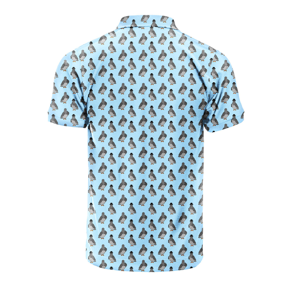 Funny Pigeon - Funny Golf Polo Shirt-Polo Shirt For Men-Gerbera Prints