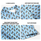 Funny Pigeon-Polo Shirt For Men-Gerbera Prints