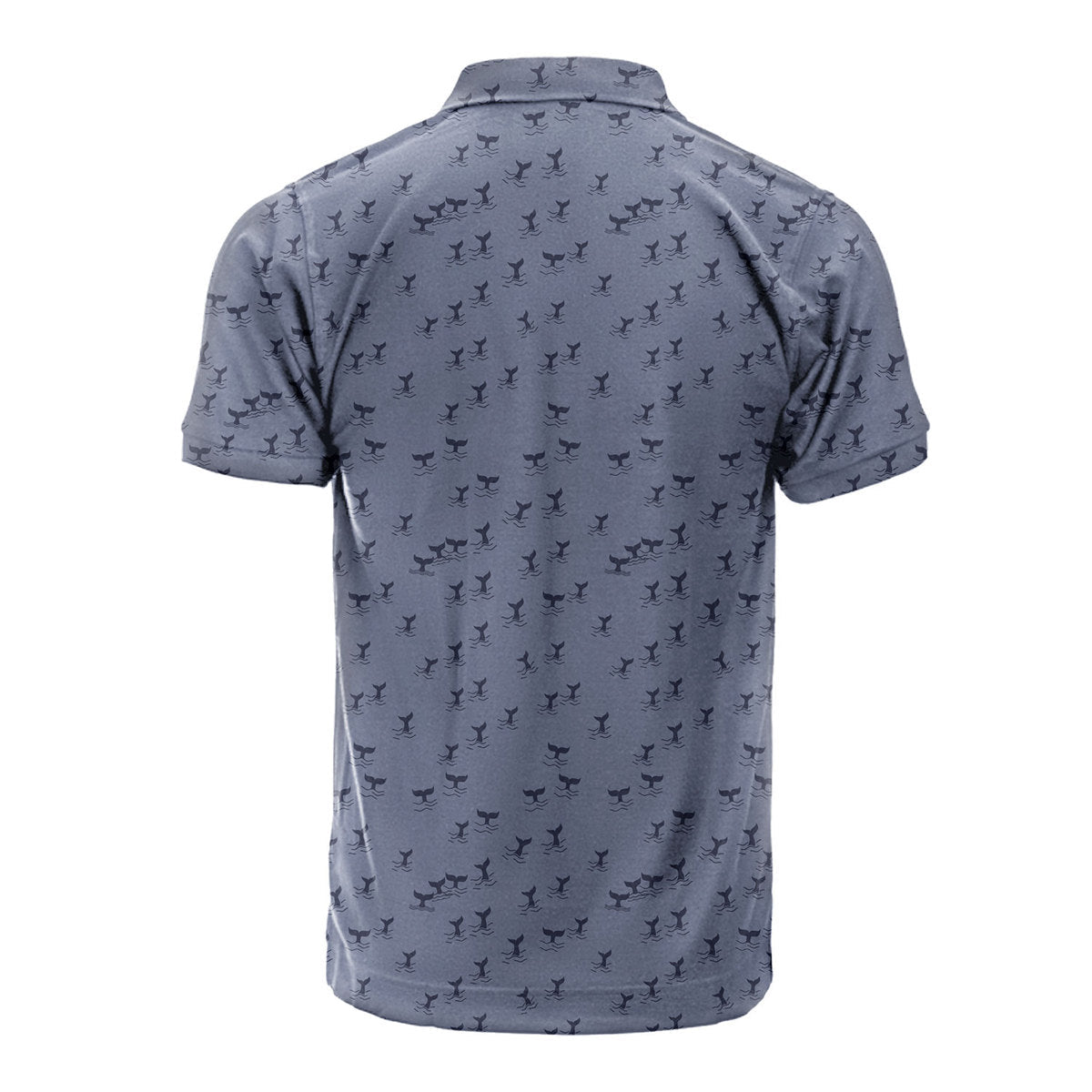 The Scattered Whales - Funny Golf Polo Shirt-Polo Shirt For Men-Gerbera Prints