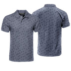 The Scattered Whales - Funny Golf Polo Shirt-Polo Shirt For Men-Gerbera Prints