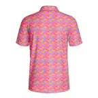 Snuggle Pups-Polo Shirt For Men-Gerbera Prints