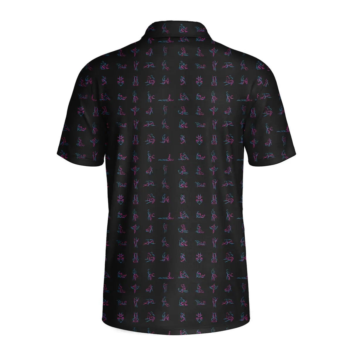 Teachings On Desire-Polo Shirt For Men-Gerbera Prints