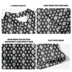Funny Birdie Fingers Skeleton-Polo Shirt For Men-Gerbera Prints