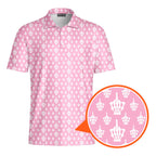 Funny Birdie Fingers Skeleton-Polo Shirt For Men-Gerbera Prints