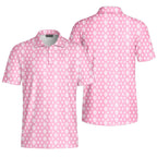 Funny Birdie Fingers Skeleton-Polo Shirt For Men-Gerbera Prints