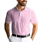 Funny Birdie Fingers Skeleton-Polo Shirt For Men-Gerbera Prints