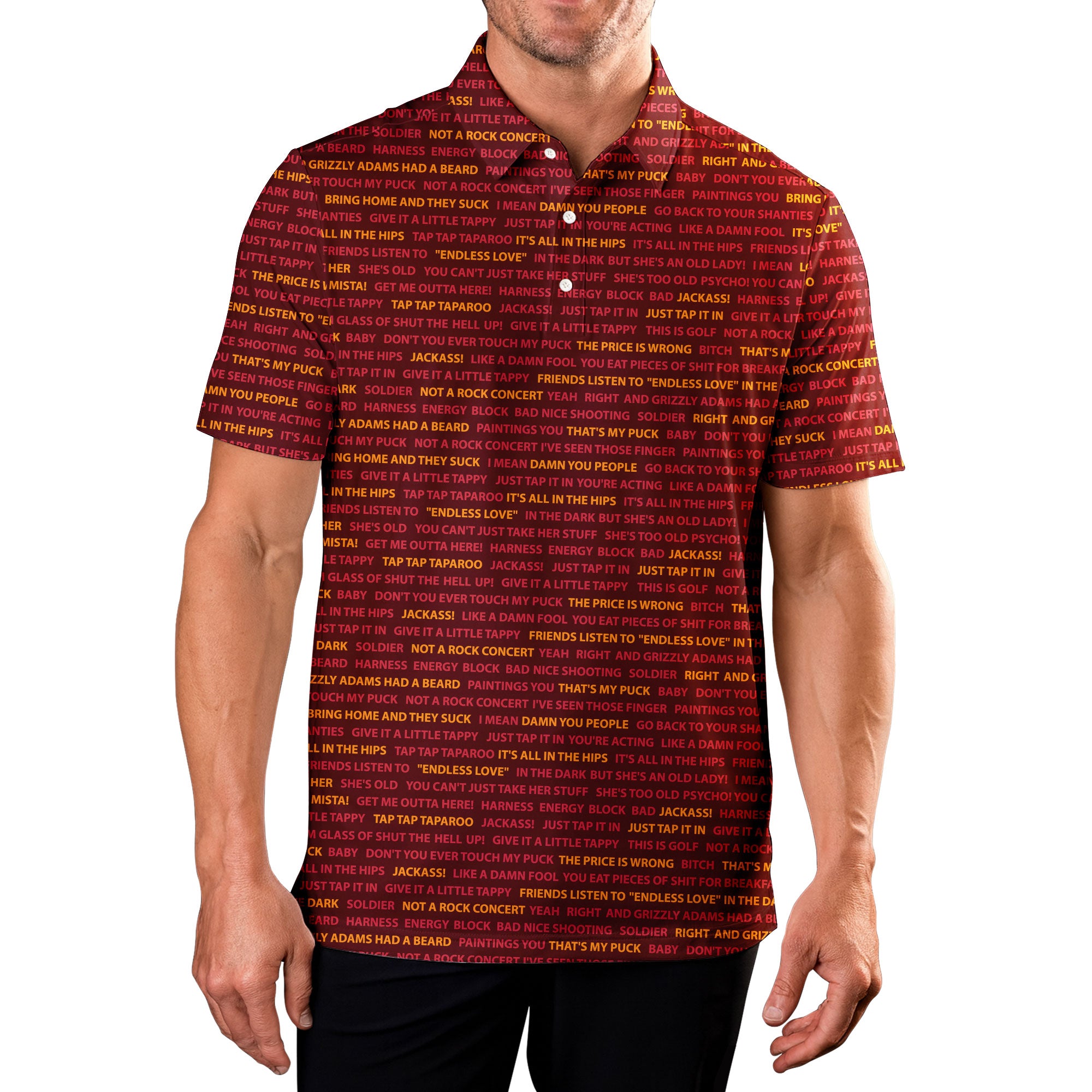 Happy Gilmore Just Tap It In - Golf Polo Shirt