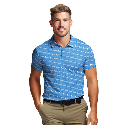 Bumper McGee - Funny Golf Polo Shirt-Polo Shirt For Men-Gerbera Prints