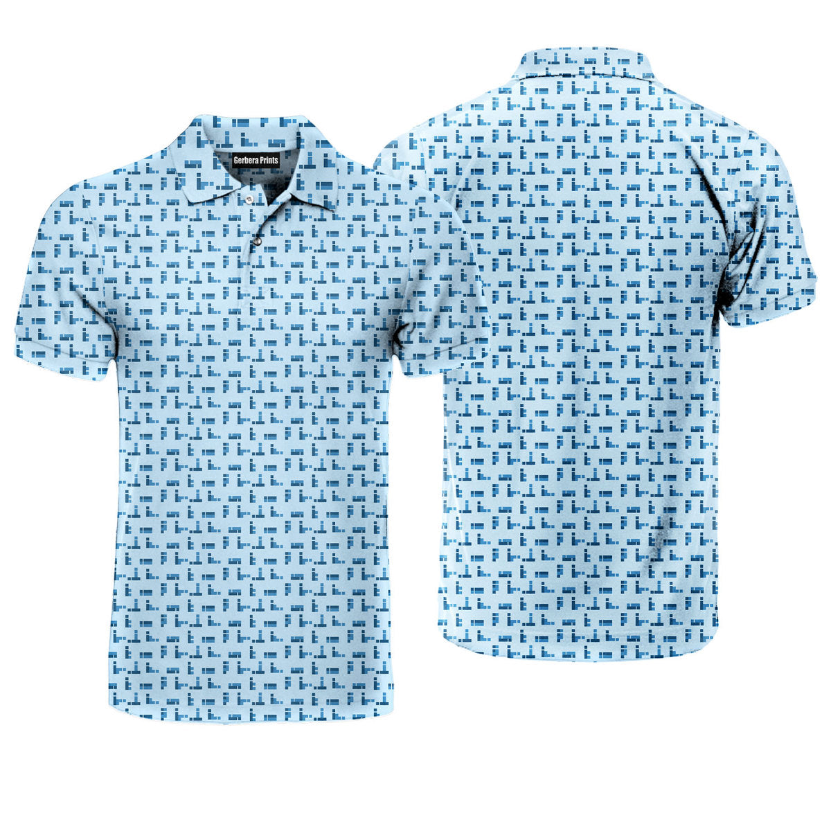 Puzzle S-e-x Ed. Lovers - Funny Golf Polo Shirt-Polo Shirt For Men-Gerbera Prints