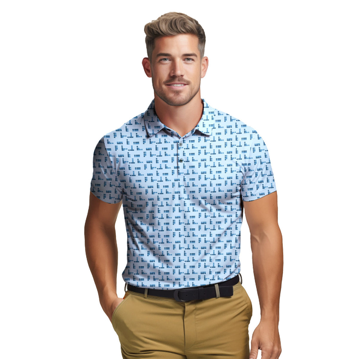 Puzzle S-e-x Ed. Lovers - Funny Golf Polo Shirt-Polo Shirt For Men-Gerbera Prints