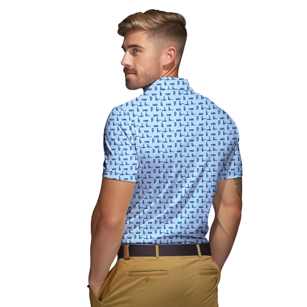 Puzzle S-e-x Ed. Lovers - Funny Golf Polo Shirt-Polo Shirt For Men-Gerbera Prints