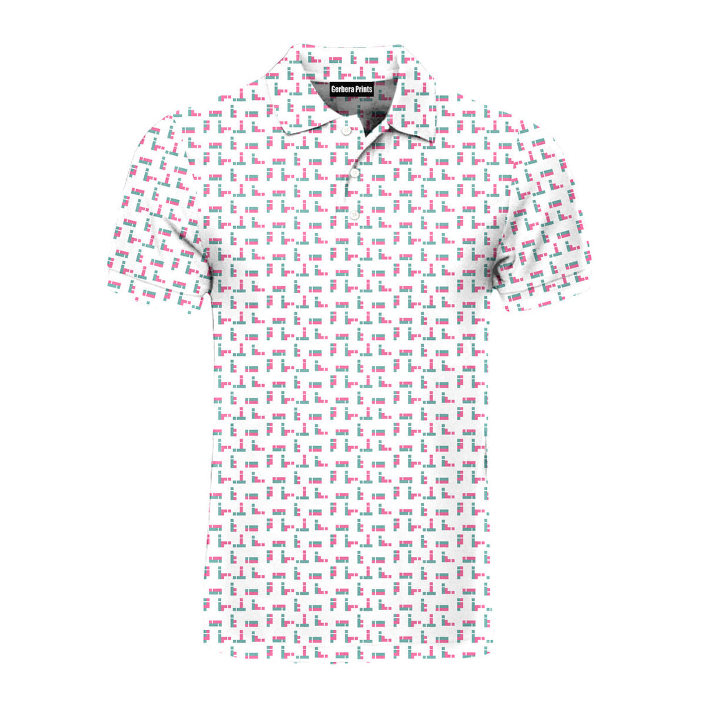 Puzzle S-e-x Ed. Lovers - Funny Golf Polo Shirt-Polo Shirt For Men-Gerbera Prints