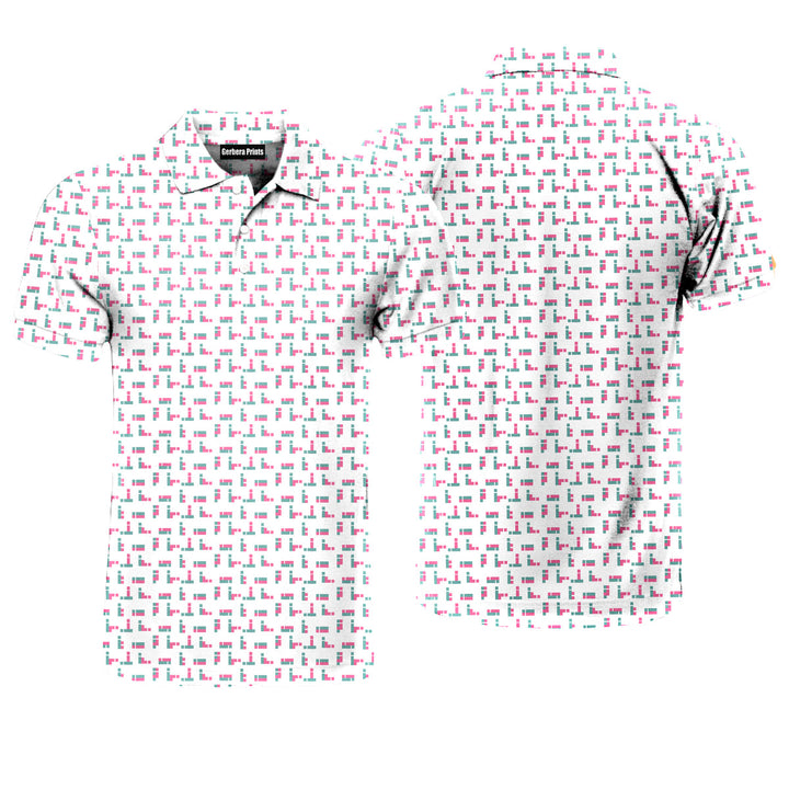 Puzzle S-e-x Ed. Lovers - Funny Golf Polo Shirt