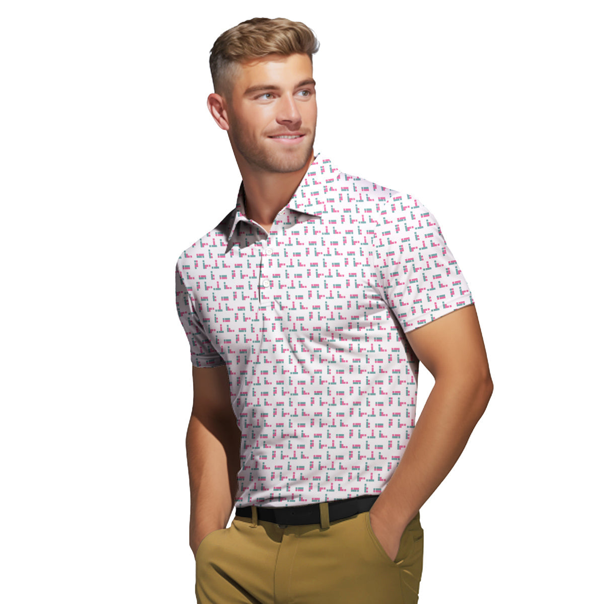 Puzzle S-e-x Ed. Lovers - Funny Golf Polo Shirt
