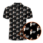 Jesus Christ I Saw That - Golf Polo Shirt-Polo Shirt For Men-Gerbera Prints