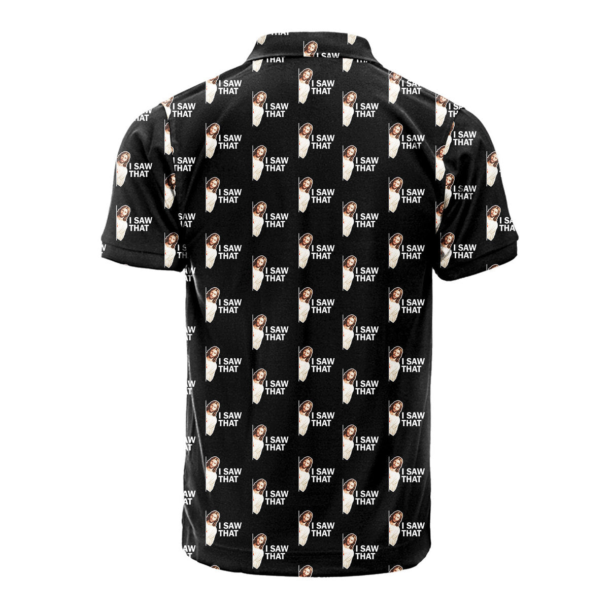 Jesus Christ I Saw That - Golf Polo Shirt-Polo Shirt For Men-Gerbera Prints